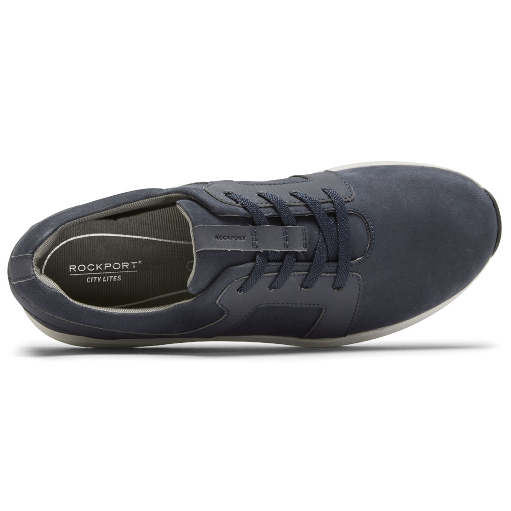 Rockport Joggesko Dame Blå - City Lites Trustride Tie - KBDN71803
